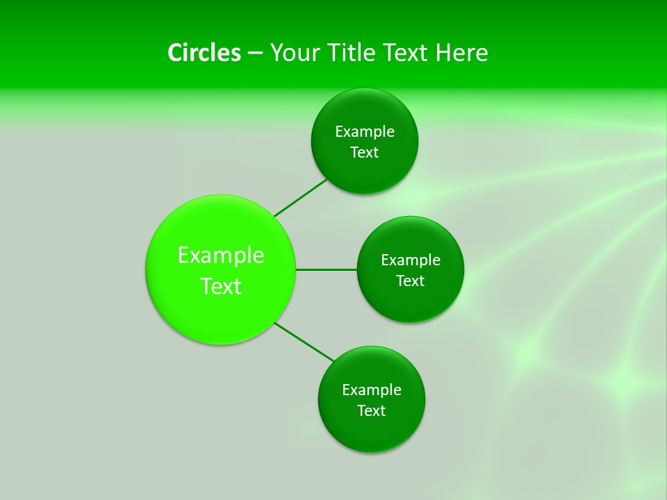 Abstract Lines Fractal PowerPoint Template