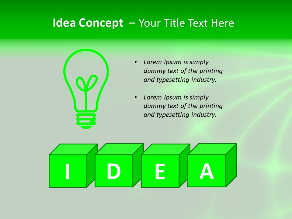 Abstract Lines Fractal PowerPoint Template