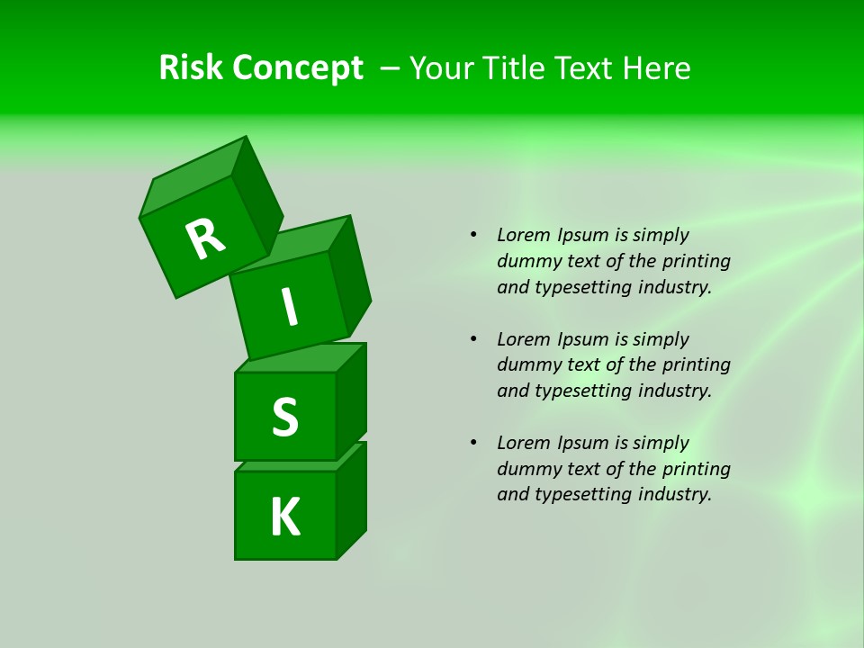 Abstract Lines Fractal PowerPoint Template