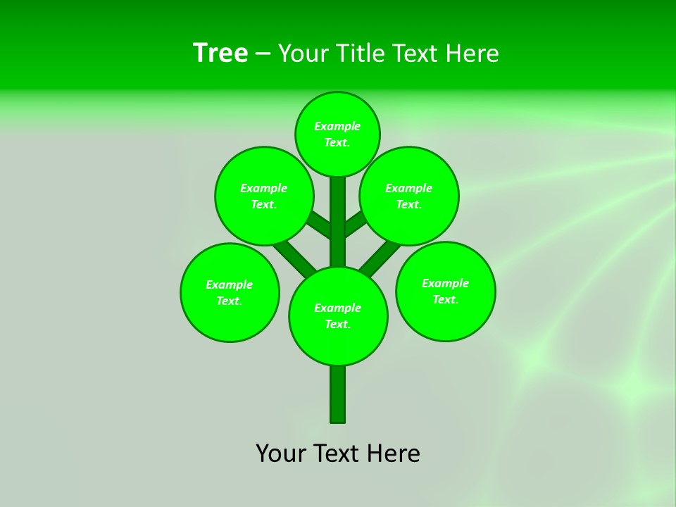 Abstract Lines Fractal PowerPoint Template