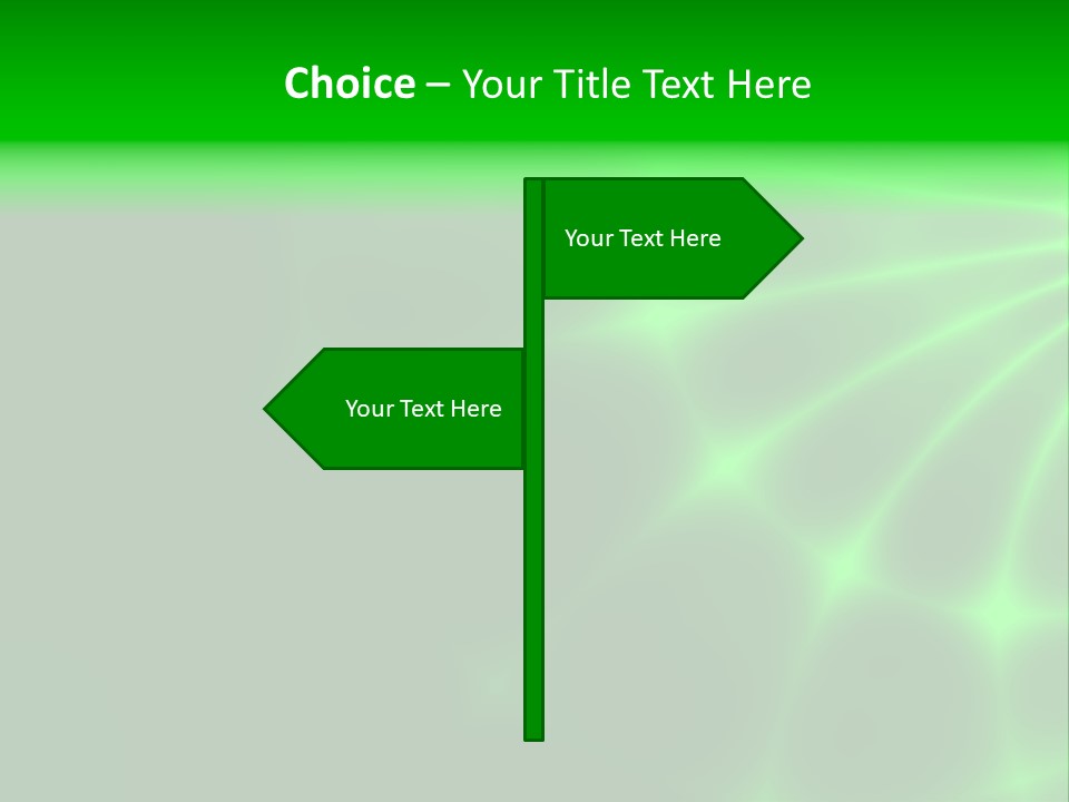 Abstract Lines Fractal PowerPoint Template