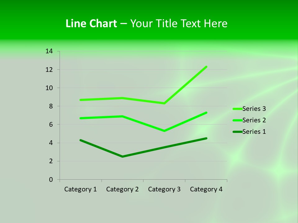 Abstract Lines Fractal PowerPoint Template