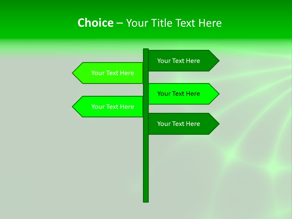 Abstract Lines Fractal PowerPoint Template