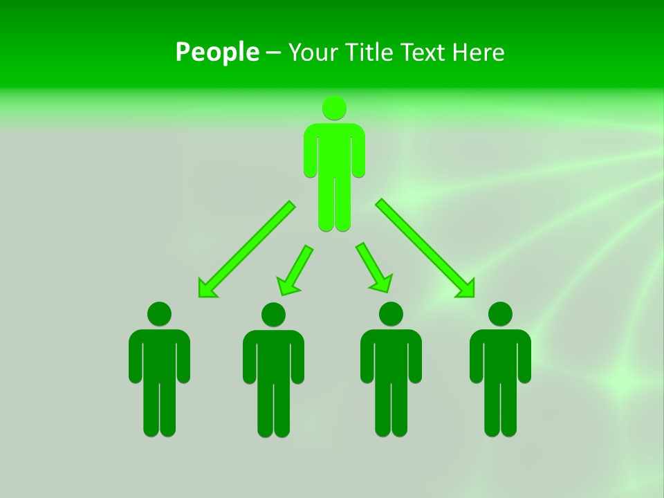 Abstract Lines Fractal PowerPoint Template