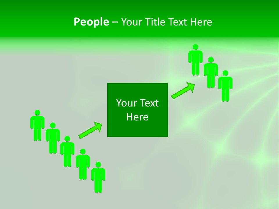 Abstract Lines Fractal PowerPoint Template