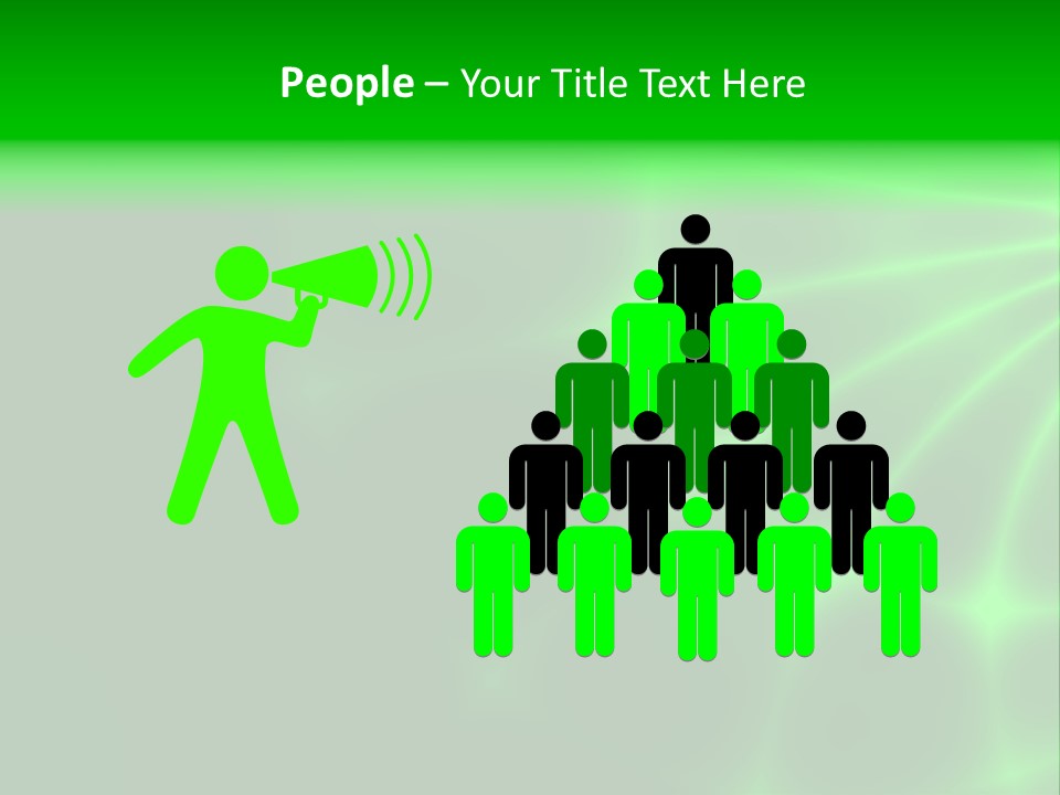 Abstract Lines Fractal PowerPoint Template