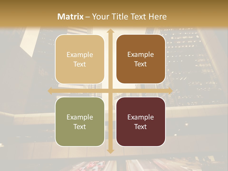 Time Urban Motion PowerPoint Template