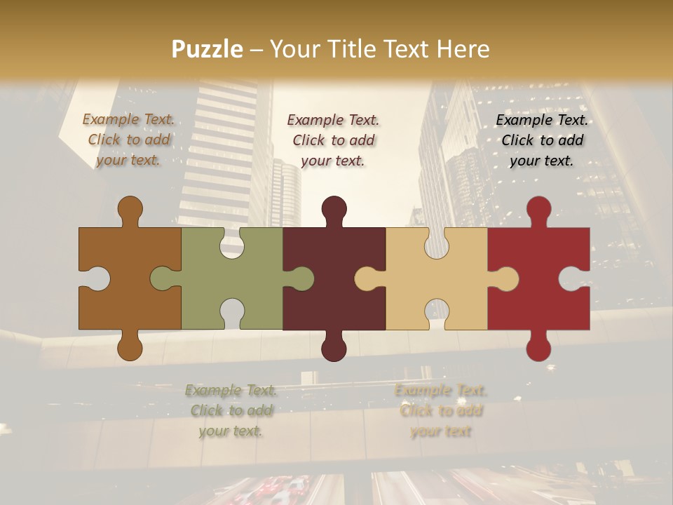 Time Urban Motion PowerPoint Template