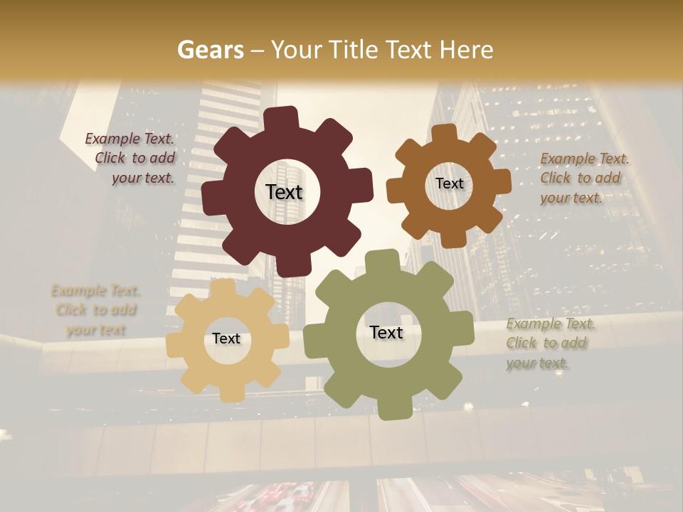 Time Urban Motion PowerPoint Template