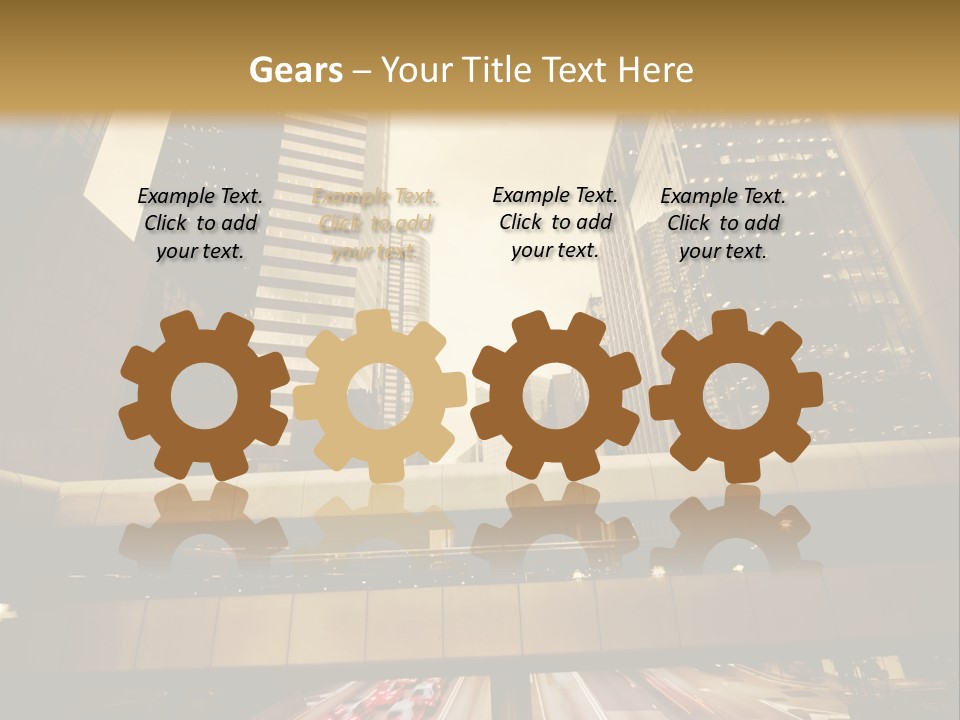 Time Urban Motion PowerPoint Template