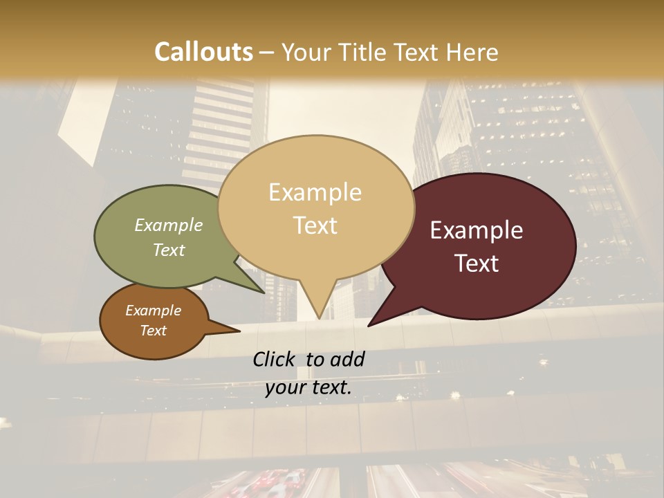 Time Urban Motion PowerPoint Template