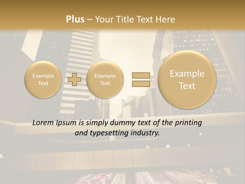 Time Urban Motion PowerPoint Template