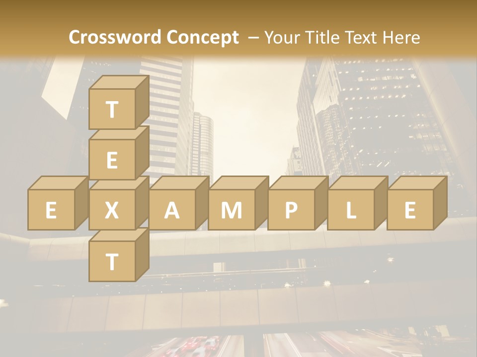 Time Urban Motion PowerPoint Template