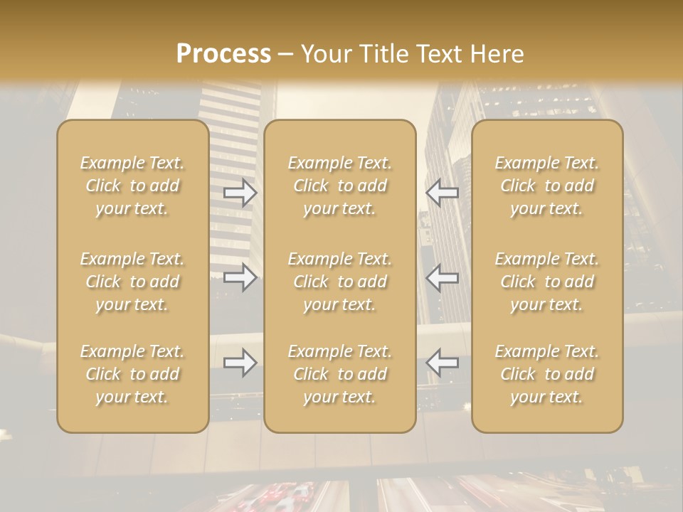 Time Urban Motion PowerPoint Template