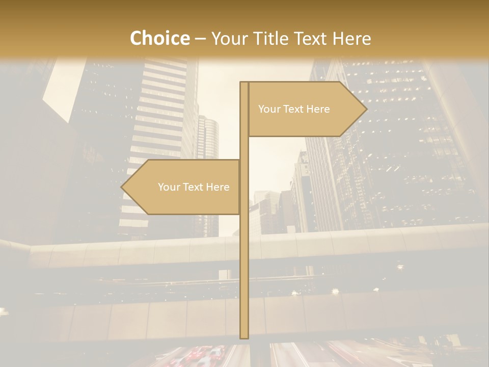 Time Urban Motion PowerPoint Template