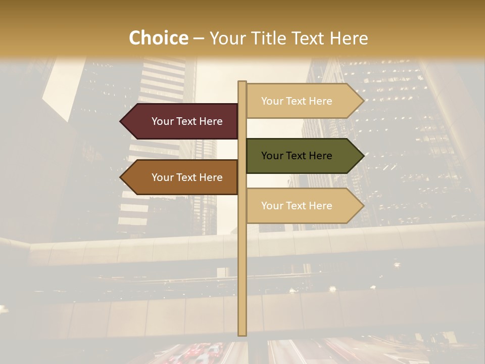 Time Urban Motion PowerPoint Template