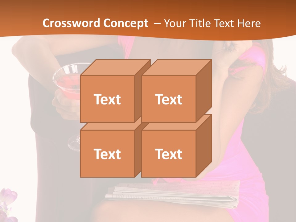 Isolated Beverage Cocktail PowerPoint Template