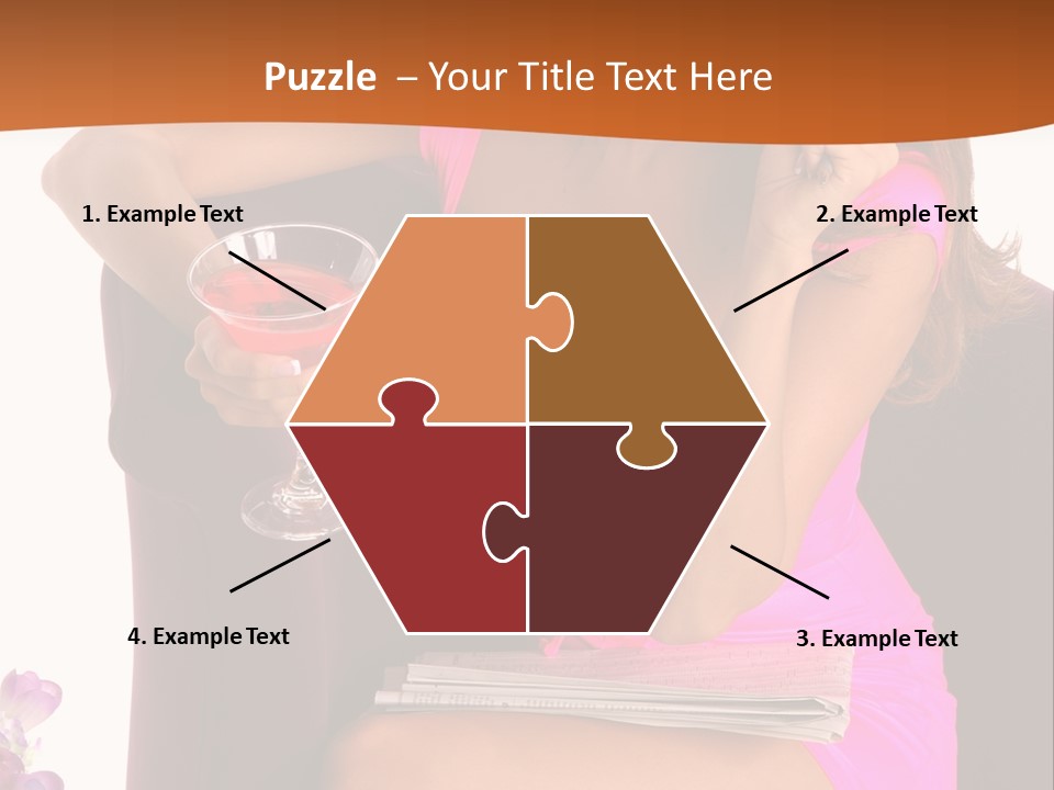 Isolated Beverage Cocktail PowerPoint Template