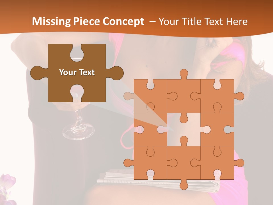 Isolated Beverage Cocktail PowerPoint Template