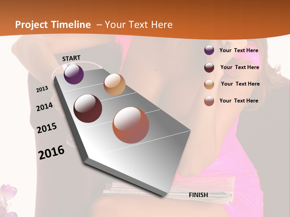 Isolated Beverage Cocktail PowerPoint Template