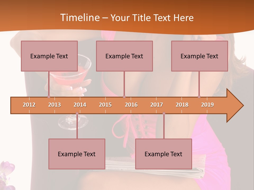 Isolated Beverage Cocktail PowerPoint Template