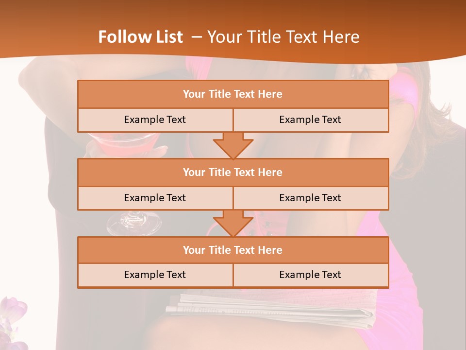 Isolated Beverage Cocktail PowerPoint Template