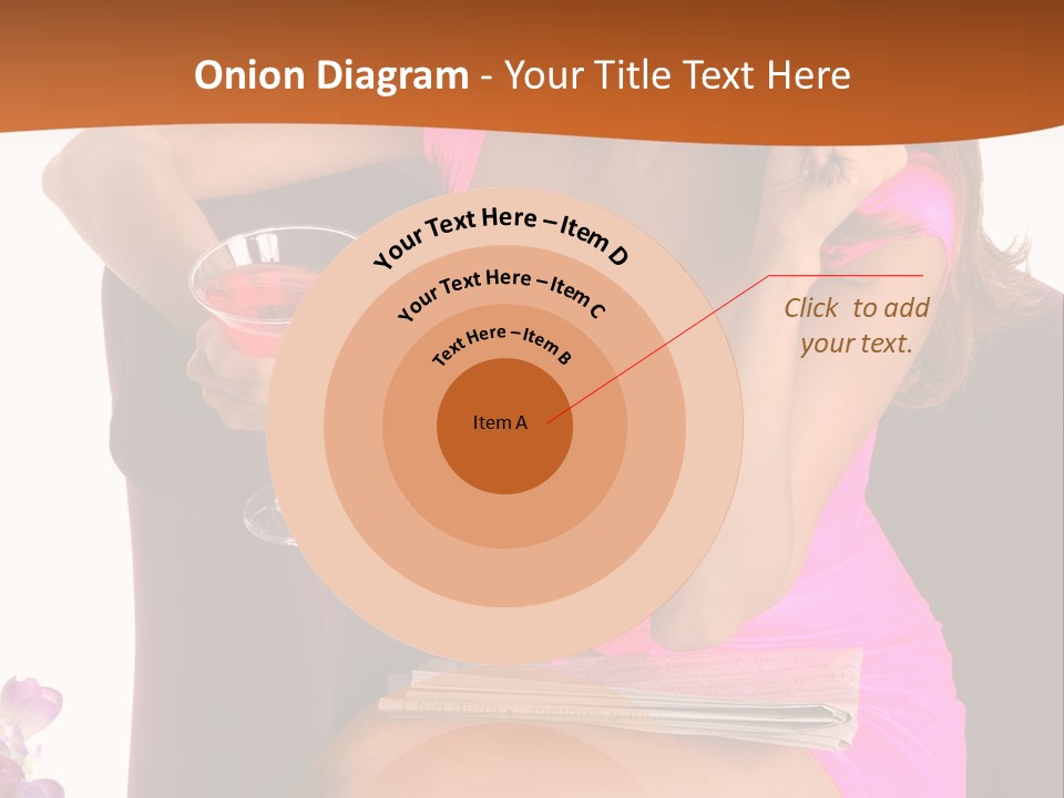 Isolated Beverage Cocktail PowerPoint Template