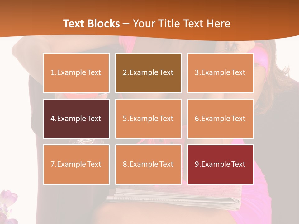 Isolated Beverage Cocktail PowerPoint Template