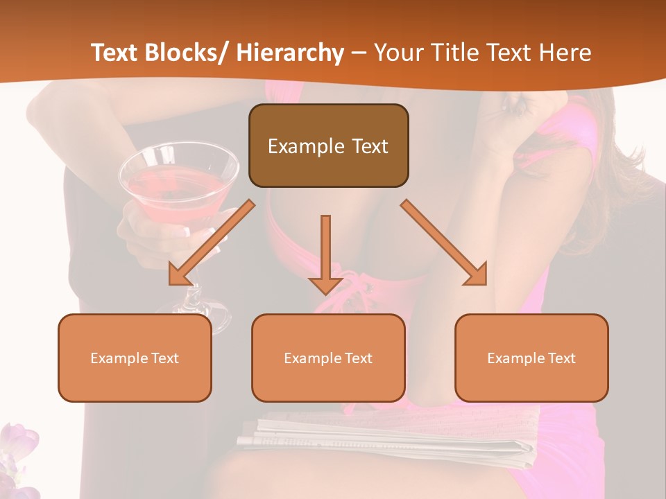 Isolated Beverage Cocktail PowerPoint Template