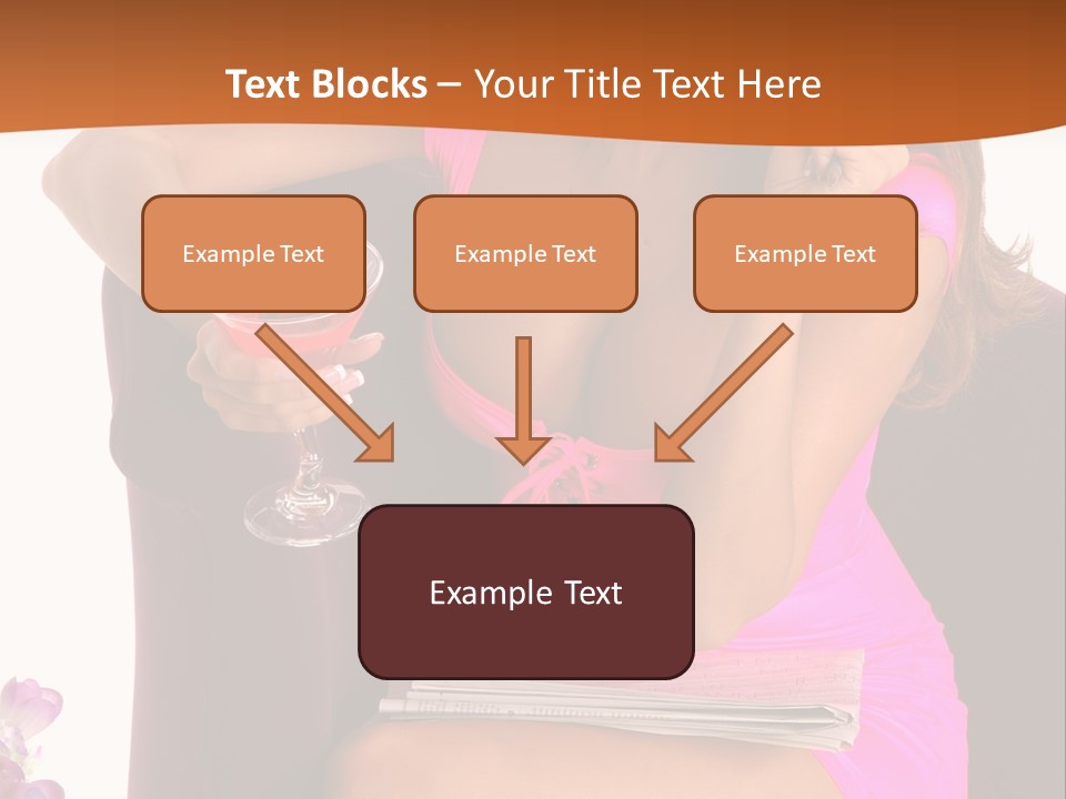 Isolated Beverage Cocktail PowerPoint Template