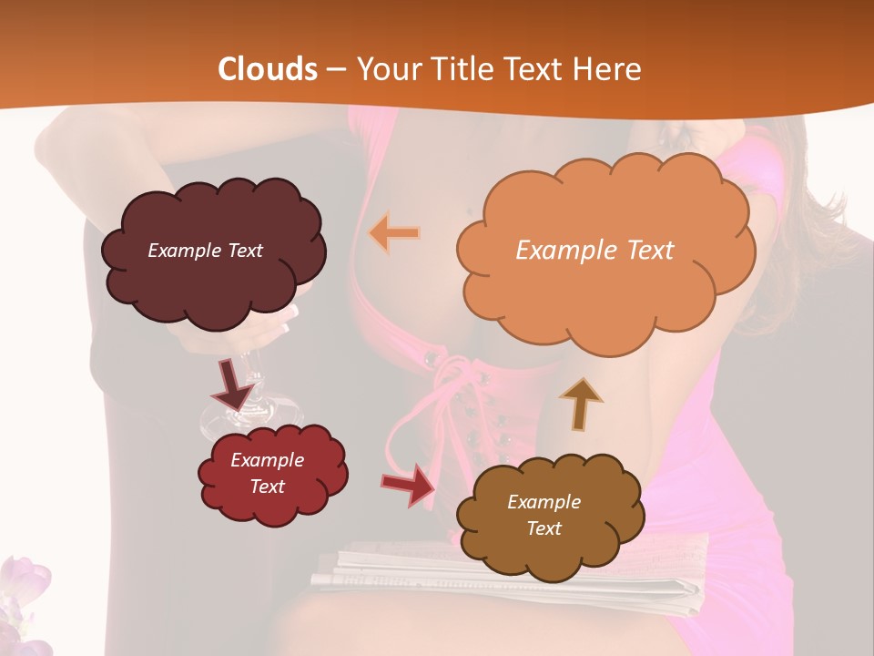Isolated Beverage Cocktail PowerPoint Template