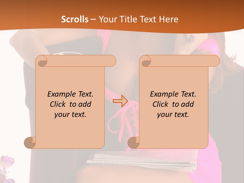 Isolated Beverage Cocktail PowerPoint Template