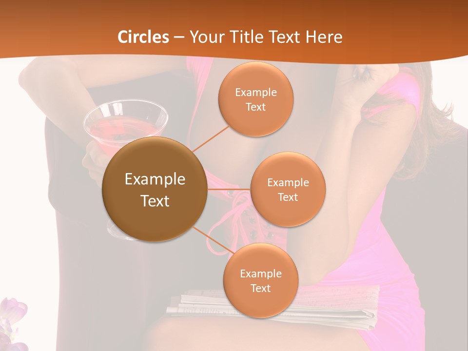 Isolated Beverage Cocktail PowerPoint Template