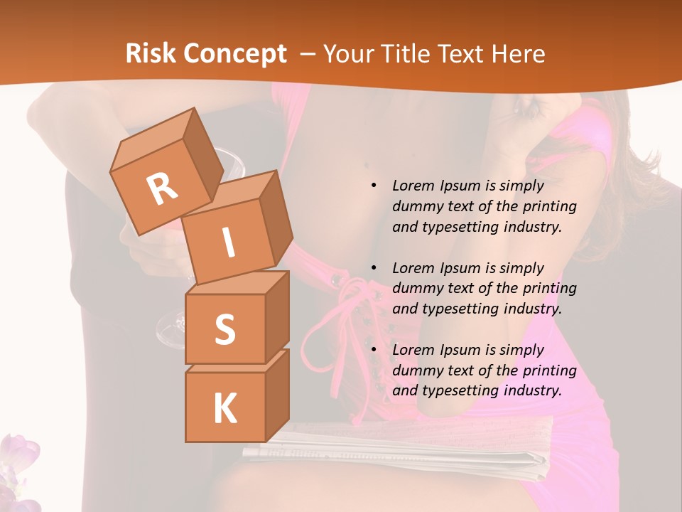 Isolated Beverage Cocktail PowerPoint Template