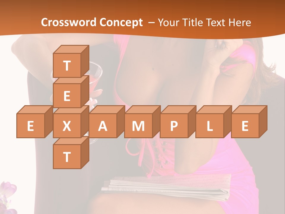 Isolated Beverage Cocktail PowerPoint Template