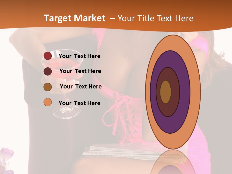 Isolated Beverage Cocktail PowerPoint Template