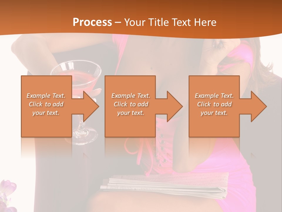 Isolated Beverage Cocktail PowerPoint Template