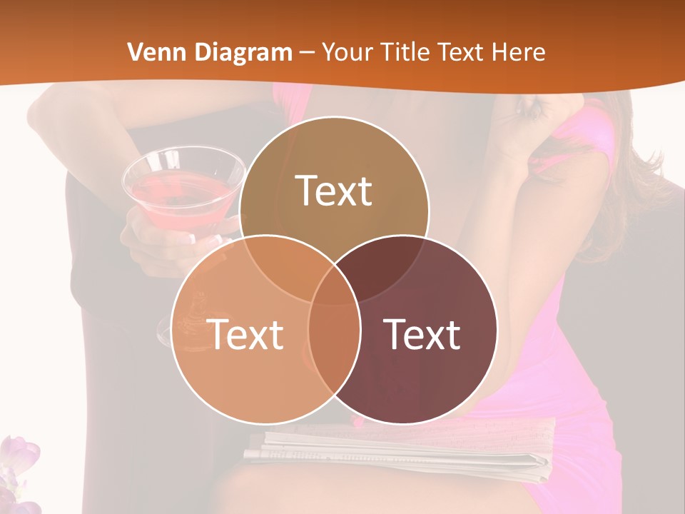 Isolated Beverage Cocktail PowerPoint Template