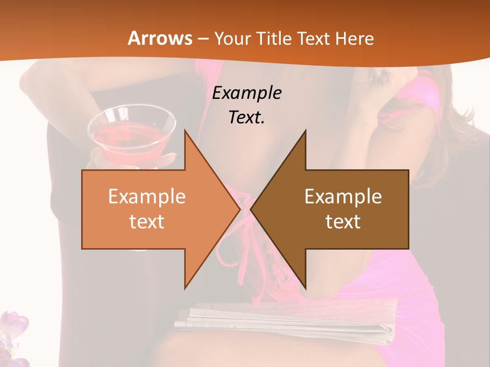 Isolated Beverage Cocktail PowerPoint Template