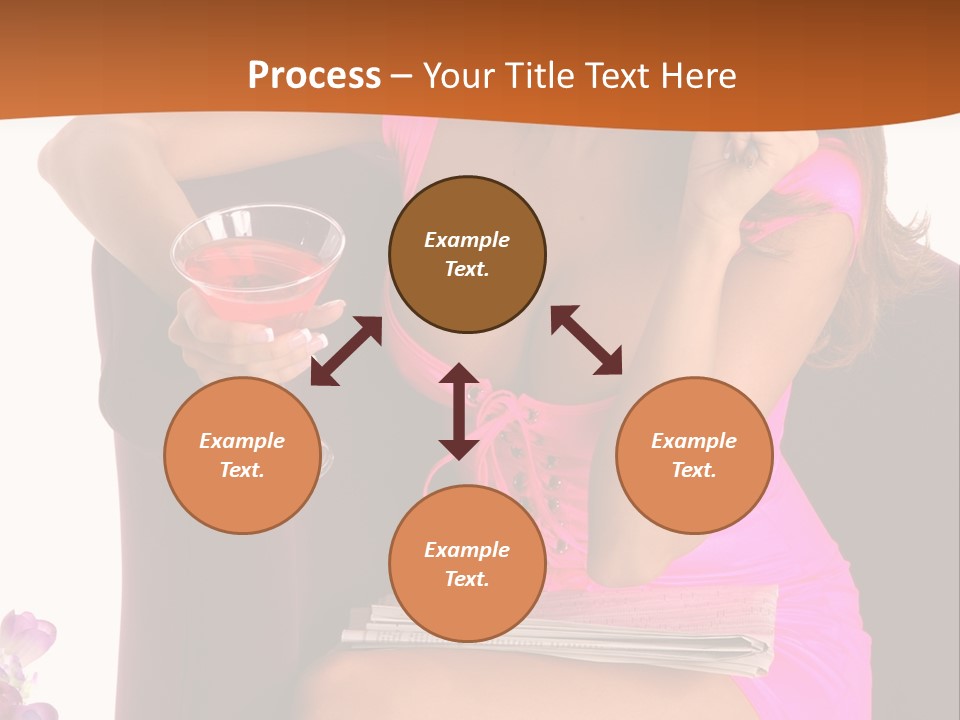 Isolated Beverage Cocktail PowerPoint Template