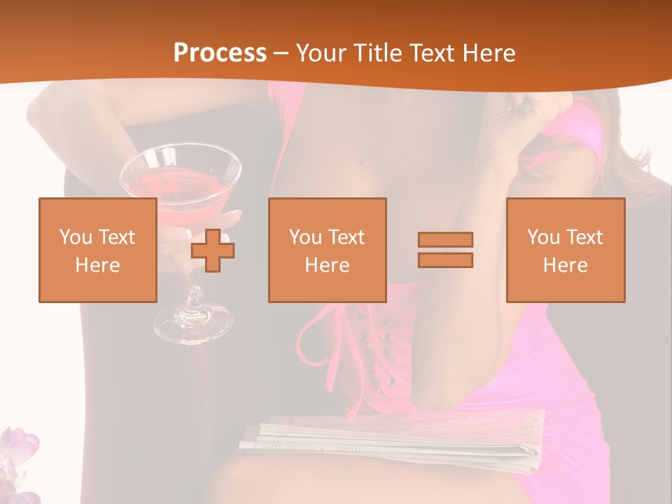 Isolated Beverage Cocktail PowerPoint Template