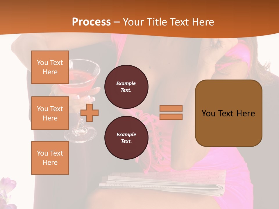 Isolated Beverage Cocktail PowerPoint Template