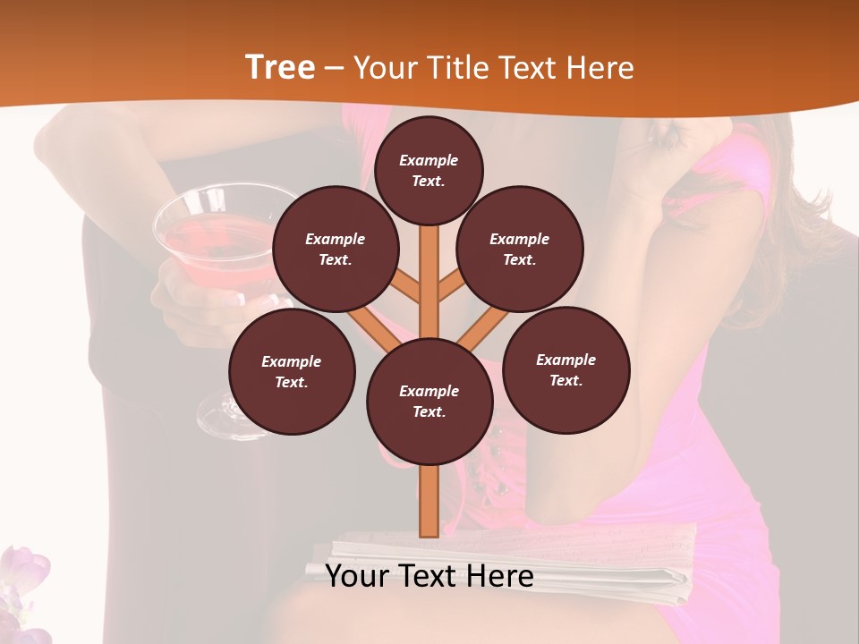 Isolated Beverage Cocktail PowerPoint Template