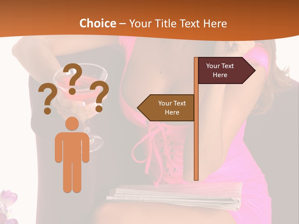 Isolated Beverage Cocktail PowerPoint Template