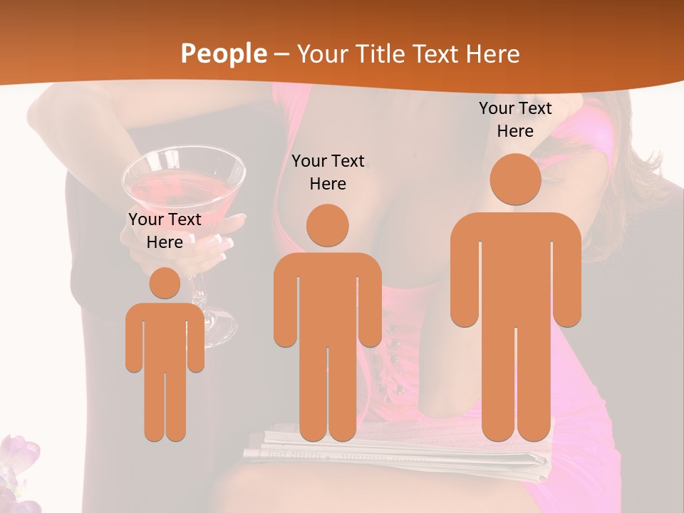 Isolated Beverage Cocktail PowerPoint Template