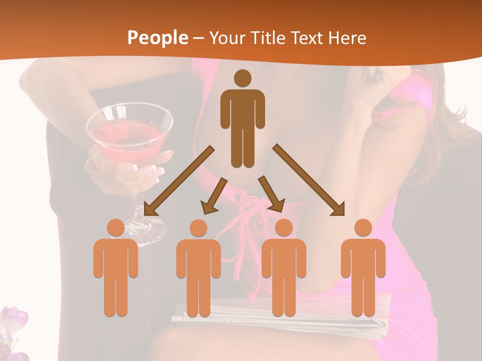 Isolated Beverage Cocktail PowerPoint Template