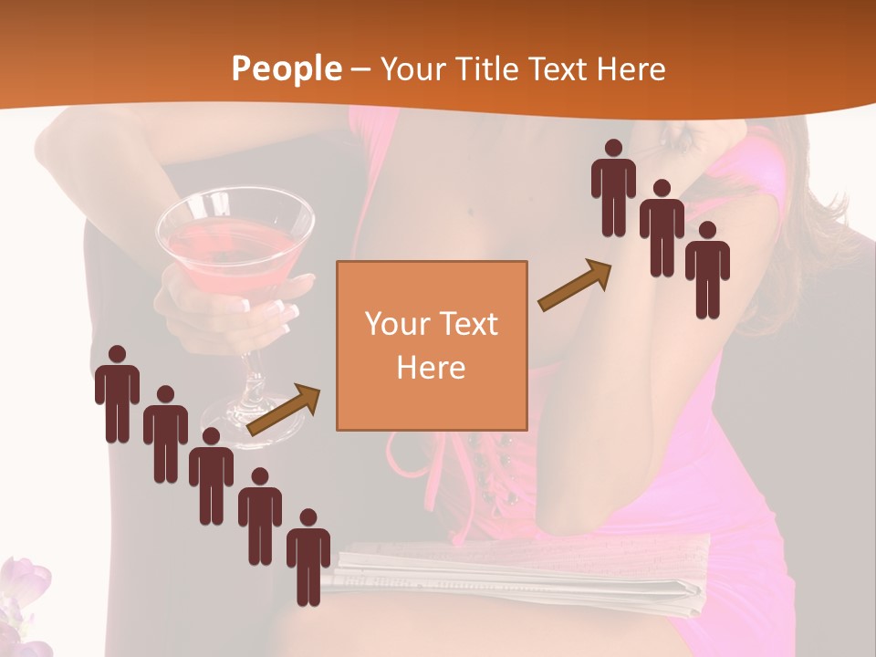 Isolated Beverage Cocktail PowerPoint Template