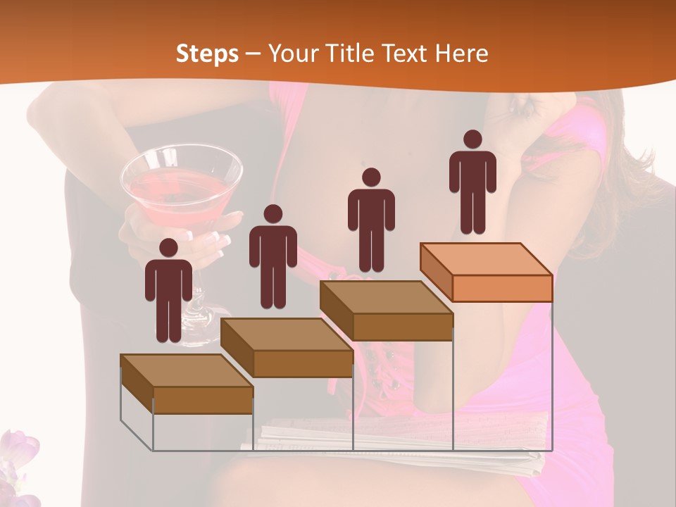 Isolated Beverage Cocktail PowerPoint Template