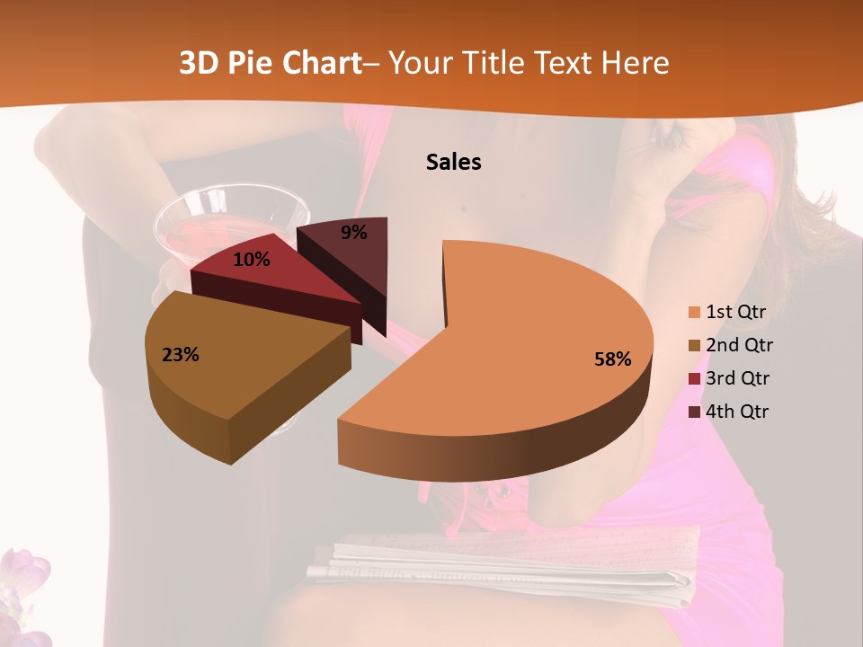 Isolated Beverage Cocktail PowerPoint Template