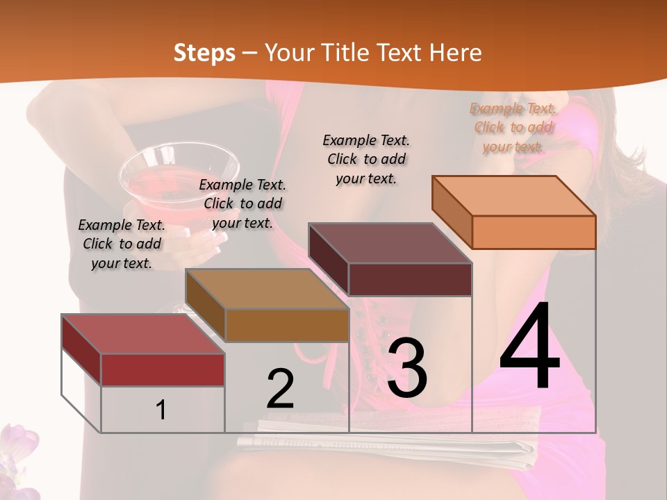 Isolated Beverage Cocktail PowerPoint Template